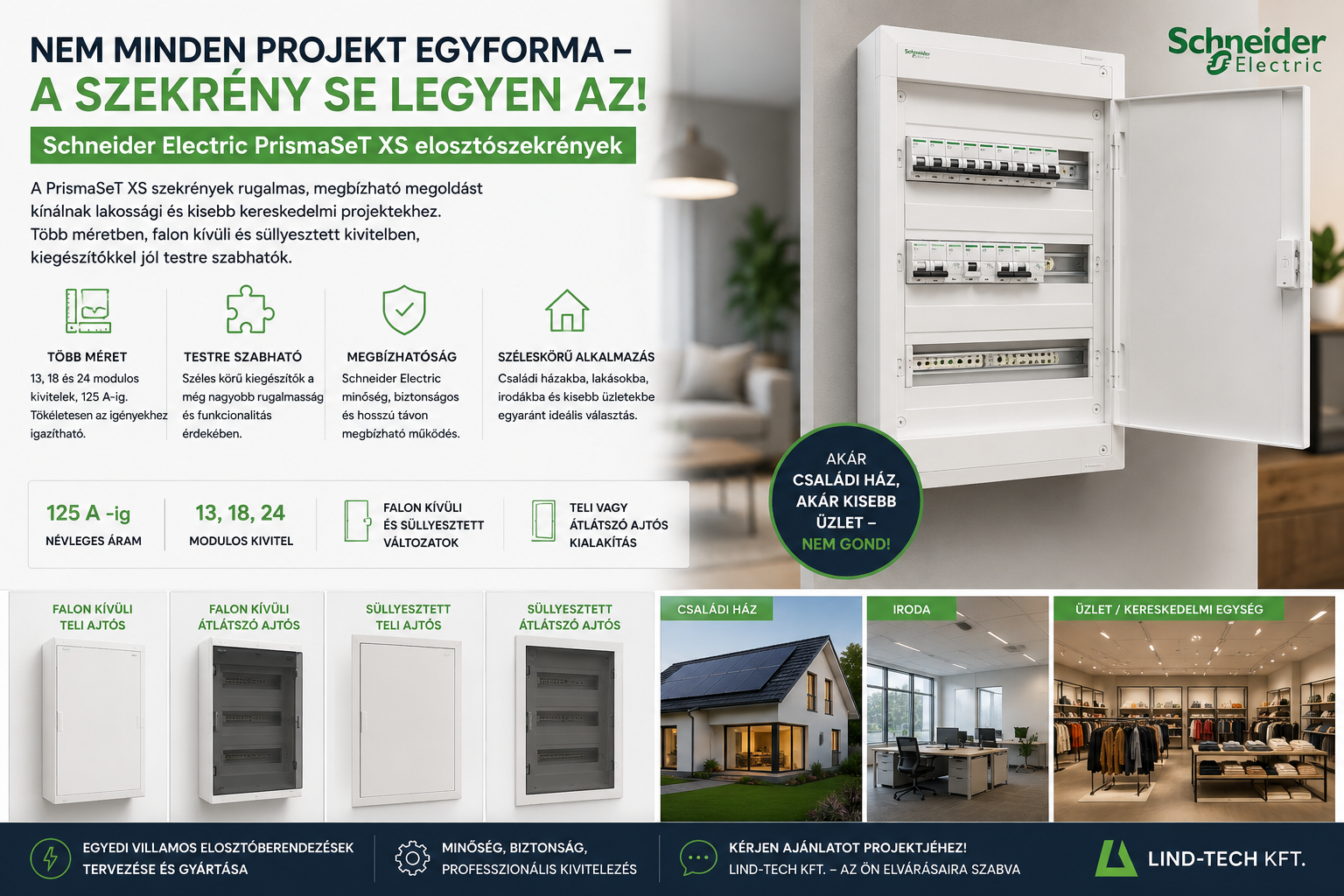 Nem minden projekt egyforma – a szekrény se legyen az!