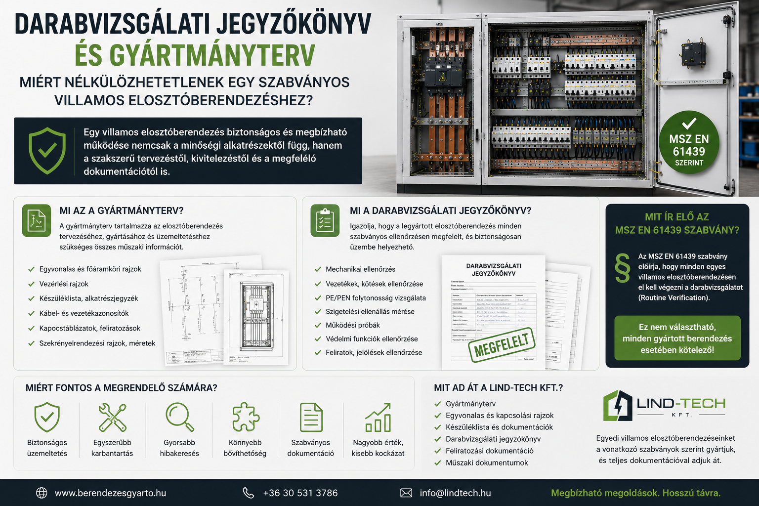 Darabvizsgálati jegyzőkönyv és gyártmányterv – Miért nélkülözhetetlenek egy szabványos villamos elos